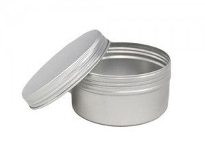 Aluminium Jar w/ screw top lid