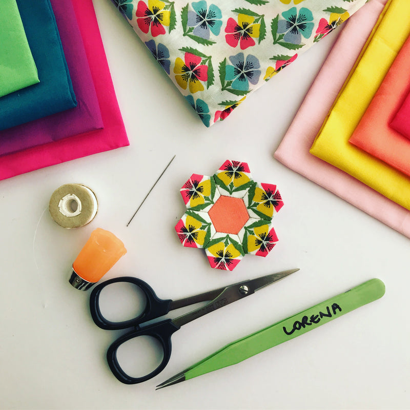 English Paper Piecing Workshop (Day1 Introduction) with Lorena Uriarte - Fri October 24