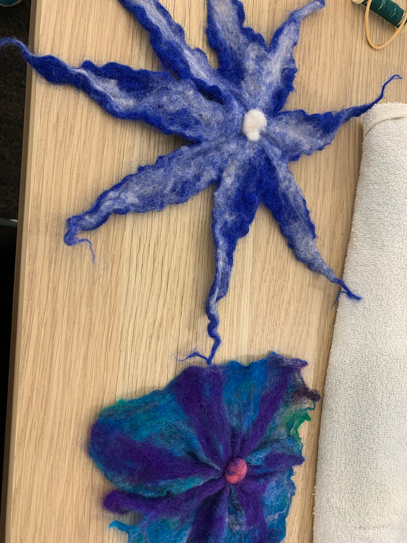 Felted Flowers with Jo Barr - Sat May 24 (9:30am & 1:30pm)