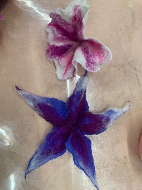 Felted Flowers with Jo Barr - Sat May 24 (9:30am & 1:30pm)