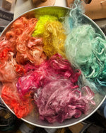 Hand-dyed Suri Alpaca