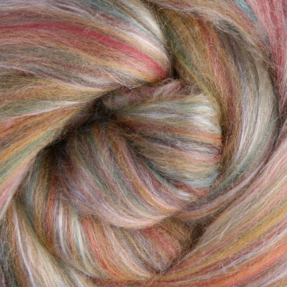 Ashford Coloured Silk & Merino - Fibre Sampler Pack