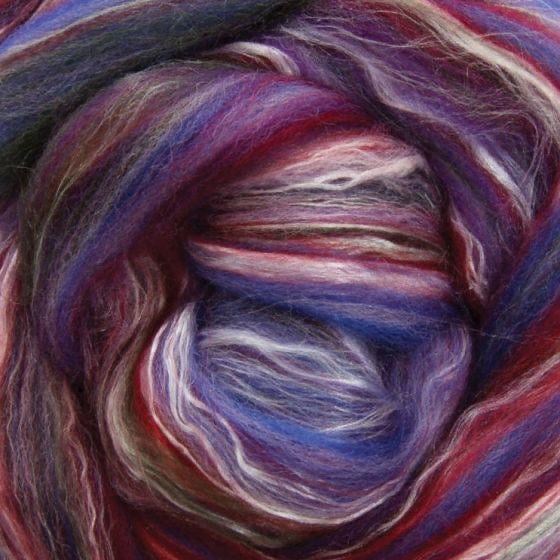 Ashford Coloured Silk & Merino - Fibre Sampler Pack