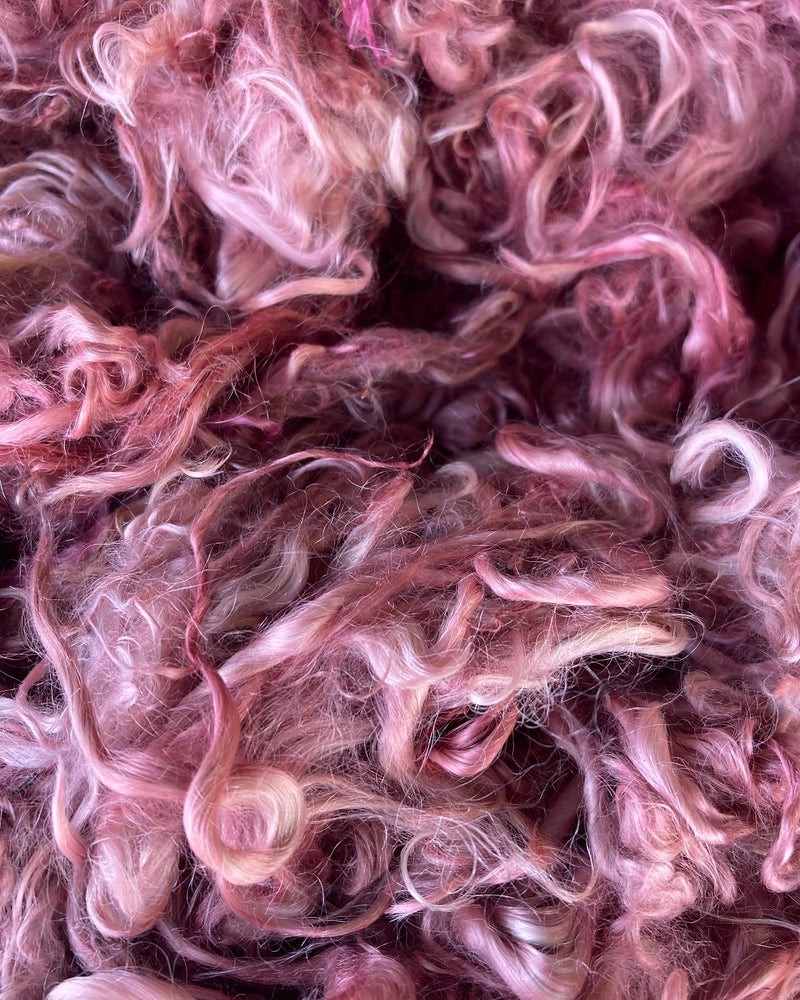 Hand-dyed Suri Alpaca