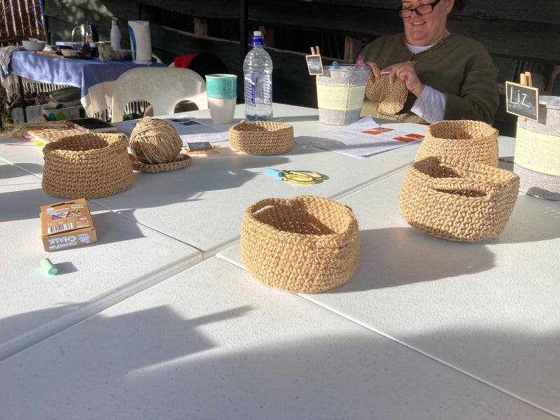 Crocheted Jute Baskets with Sue Connor - Sat 24 May (1pm)