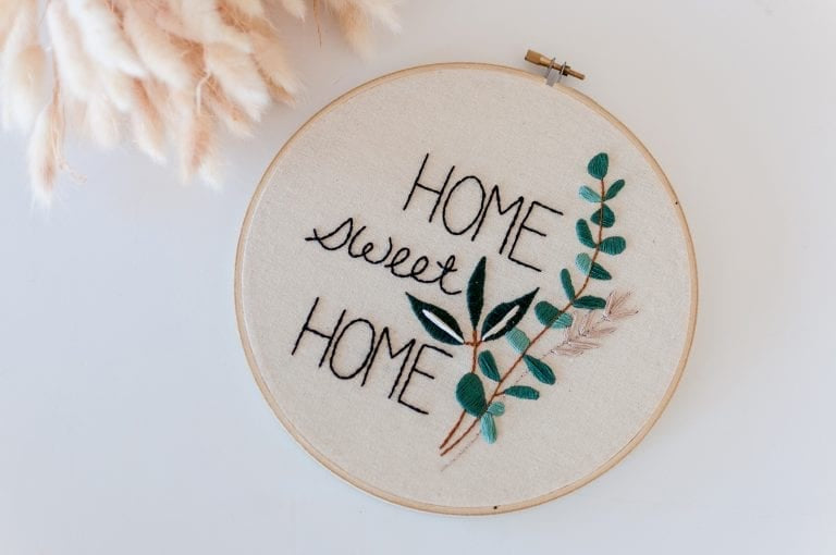 Home Sweet Home Slow-Stitch Kit by Brynn & Co