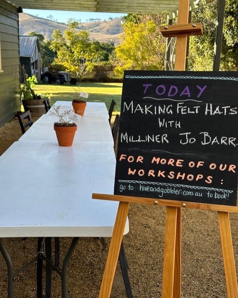 Making Felt Hats with Milliner Jo Barr - Saturday June 8
