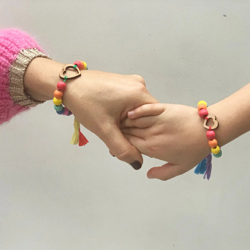 Easy Beaded Bracelets Kids Can Make - Rhythms of Play