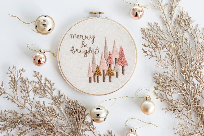 Merry & Bright Slow-Stitch Kit by Brynn & Co