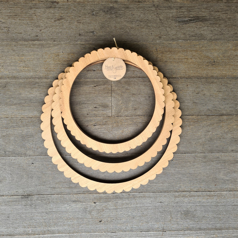 Unusual Pear Round Weaving Looms - Medium
