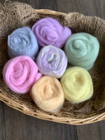 Pastel Merino Fibres 300g