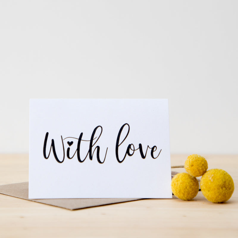 With Love Mini Gift Card
