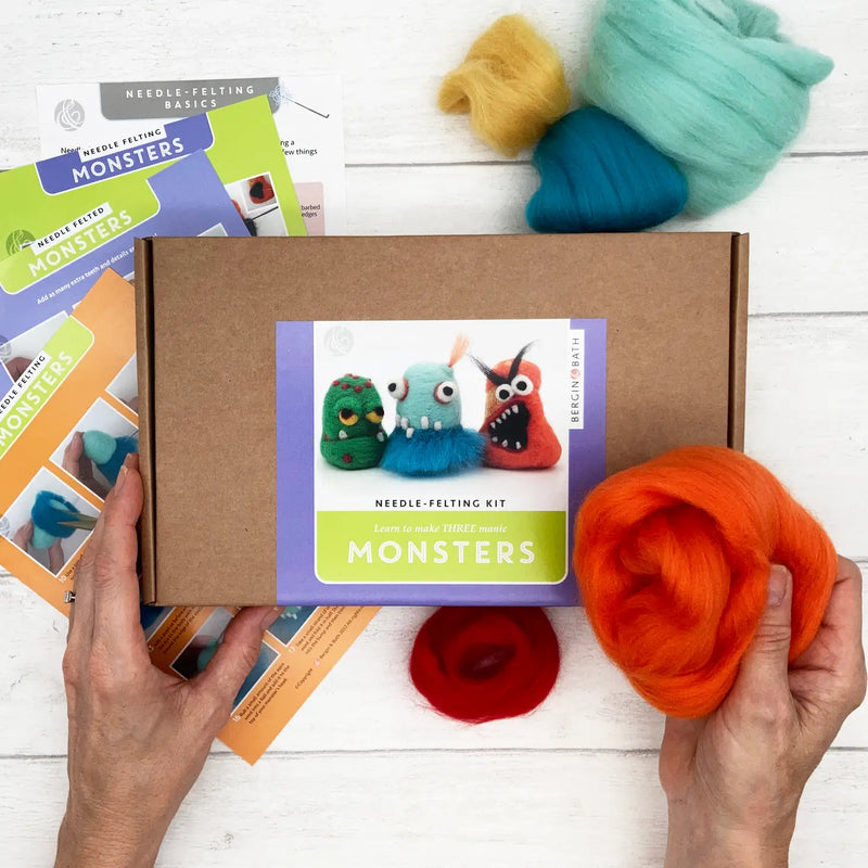 Monsters Needle Felting Kit
