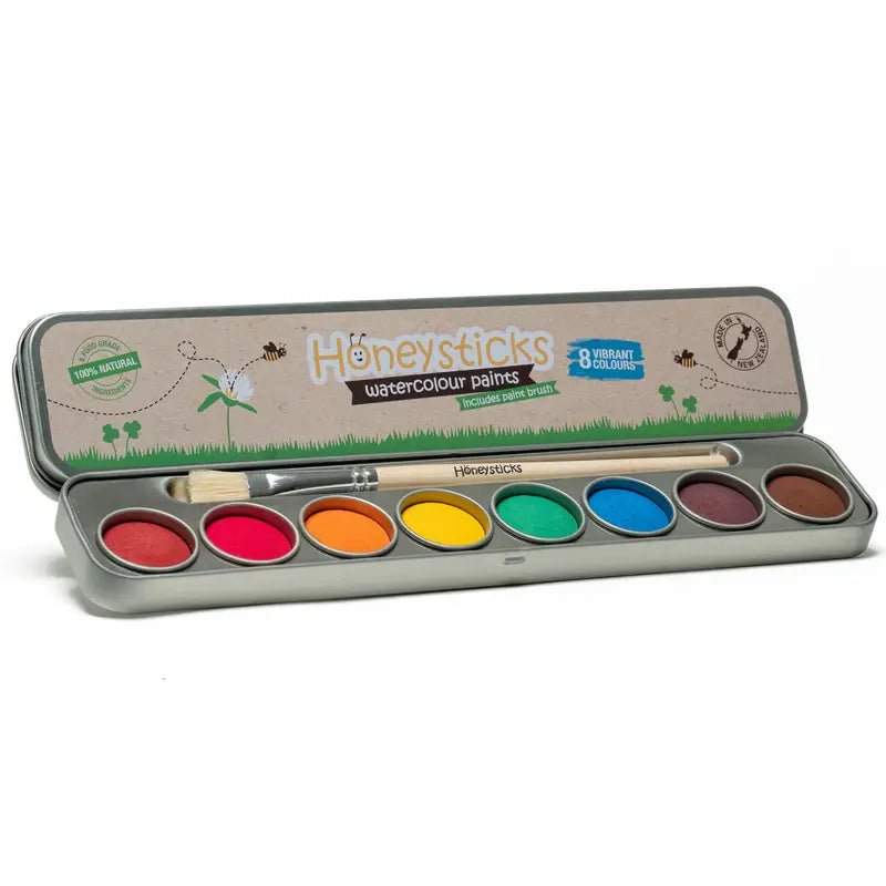 Honeysticks Natural Watercolour Paints - 8 pack
